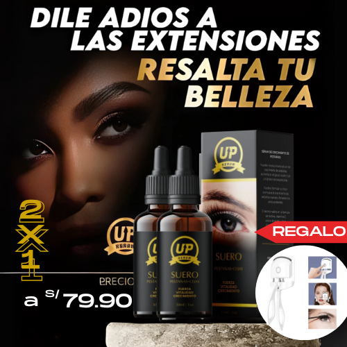 ✨ Hazlo realidad con UP Serum + Rizador USB de regalo 💖